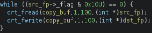 buffer copy bug